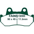 EBC Brakes Double-H Sintered Superbike Brake Pads Rear - FA69/3HH EBC Brakes Double-H Sintered Superbike Brake Pads Rear - FA69/3HH